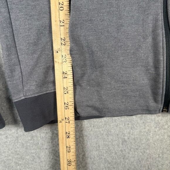 Under Armour Mens Size Large Fitted Full Zip Front Performance Jacket Gray Black - Picture 6 of 8